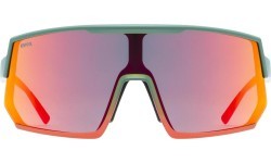 Uvex Sportstyle 235 Glasses, moss grapefruit / mirror red