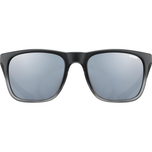 Brilles Uvex lgl 42 black transparent / mirror silver