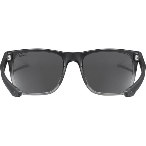Uvex lgl 42 glasses black transparent / mirror silver