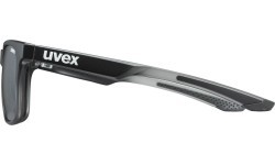 Очки Uvex lgl 42 black transparent / mirror silver
