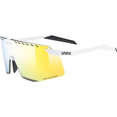 Brilles Uvex Pace Stage CV, white matt / mirror gold