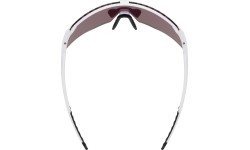Uvex Pace Stage CV Glasses, white matt / mirror gold