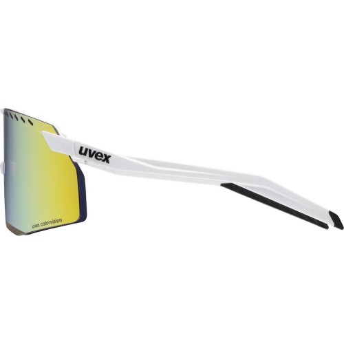 Brilles Uvex Pace Stage CV, white matt / mirror gold