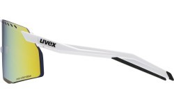 Brilles Uvex Pace Stage CV, white matt / mirror gold