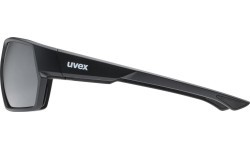 Brilles Uvex Sportstyle 238, melnas matētas / spoguļsudraba