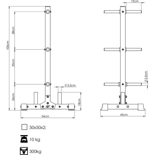 MS-S103 2.0 load rack - Marbo Sport