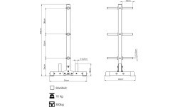 Svaru statīvs Marbo Sport MS-S103 2.0