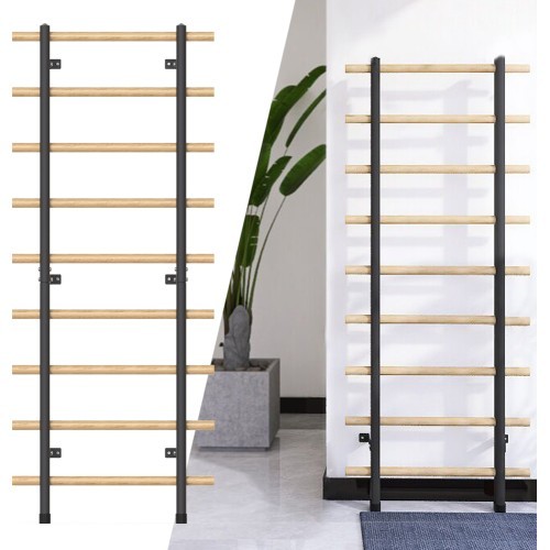 Wall Bars inSPORTline Wootaline 199 x 80 cm w/ Pull-Up Bar & Parallel Bars