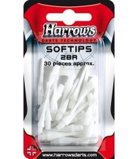 Dart Tips Harrows Dimple Soft 2BA – 30 Pcs. - White