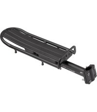 Velosipēdu bagāžnieks FORCE Carr,y uzmontējams uz sēdekļa bagāžnieka, 25.0-31.6mm, melns