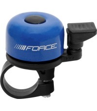 Велосипедный звонок FORCE Mini 22,2мм (металл/пластик, синий)
