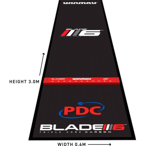 Šautriņu līniju marķieri Winmau Pro Zone Precision Blade 6 Soft Feel