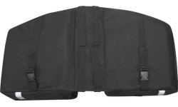 Velosipēda bagāžnieka soma FORCE Double 2x10l (melna)