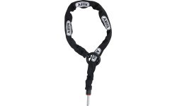 Slēdzene ABUS Granit X-Plus™ 6950M NR + 6KS/100 + ST5950, ķēde, stiprināma pie rāmja, iebīdāms turētājs (melna)