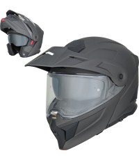 3 vienā atlokāma motocikla ķivere W-TEC Neovu - Grey