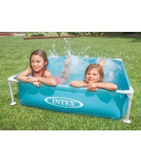 Квадратный бассейн для детей 122x122x30 см INTEX 57173