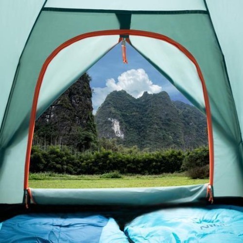 NC6033 CAMPING TENT GREEN NIGHTFALL NILS CAMP