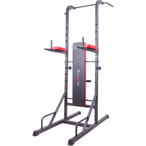 Cementa hanteļu komplekts ar pievilkšanās staciju inSPORTline CEM 180 + 40 cm/30 mm, 80 kg