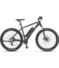 Электровелосипед Prophete Graveler EM.100 E-MTB 27,5" // 8 скоростей, размер 19" (48 см) (чёрный)