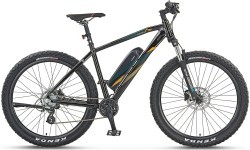 Elektriskais velosipēds Prophete Graveler EM.100 E-MTB 27.5" // 8 ātrumi, izmērs 19" (48 cm) (melns)