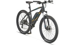 Электровелосипед Prophete Graveler EM.100 E-MTB 27,5" // 8 скоростей, размер 19" (48 см) (чёрный)