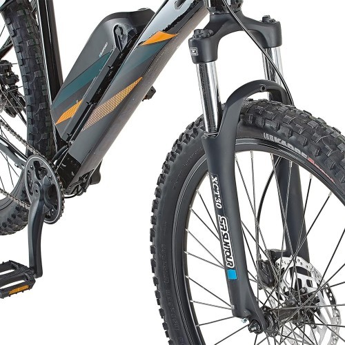 Elektriskais velosipēds Prophete Graveler EM.100 E-MTB 27.5" // 8 ātrumi, izmērs 19" (48 cm) (melns)