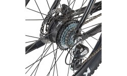 Электровелосипед Prophete Graveler EM.100 E-MTB 27,5" // 8 скоростей, размер 19" (48 см) (чёрный)