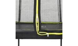 EXIT Silhouette trampoline 244x366cm - black Outdoor Rectangular Coil spring Above ground trampoline