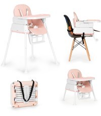 ECOTOYS salokāms bērnu barošanas krēsls 3-in-1