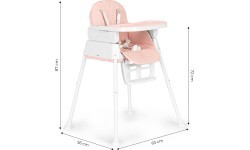 ECOTOYS salokāms bērnu barošanas krēsls 3-in-1