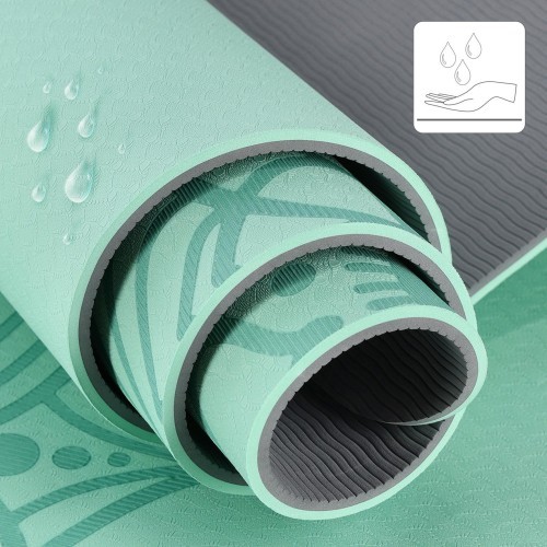 YM10 YOGA MAT TPE MINT HMS
