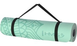 Коврик для йоги YM10 TPE мятный HMS