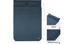 NC4060 ANTHRACITE SELF INFLATING DOUBLE MAT WITH CUSHION NILS CAMP