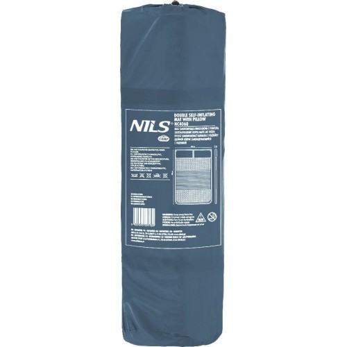 NC4060 ANTHRACITE SELF INFLATING DOUBLE MAT WITH CUSHION NILS CAMP