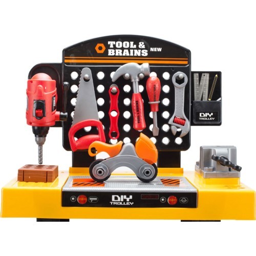 Large DIY workshop "Tool & Brains" 39 pieces