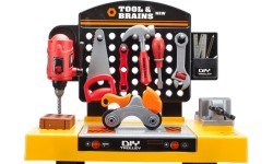 Large DIY workshop "Tool & Brains" 39 pieces