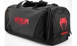 Спортивная сумка Venum Trainer Lite Evo - черная/красная