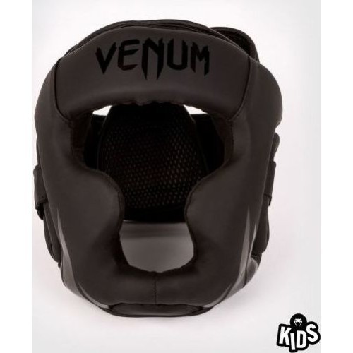 Детский боксёрский шлем Venum Challenger Black/Black