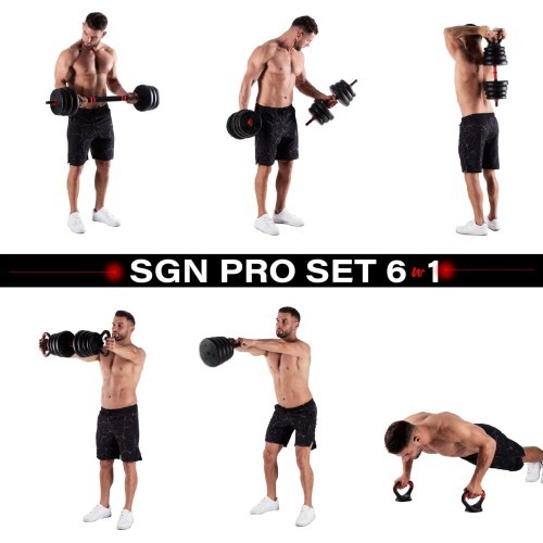 SGN120 PRO SET 6IN1 WEIGHT SET 20KG HMS