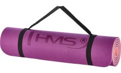 Фиолетовый коврик для йоги TPE YM10 HMS