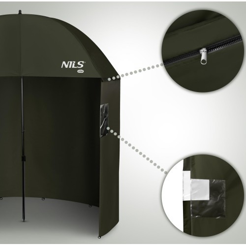 Рыболовный зонт с боковой стенкой NILS CAMP NC4702