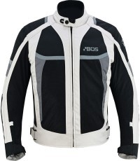 Men’s Motorcycle Jacket BOS Libera - Grey