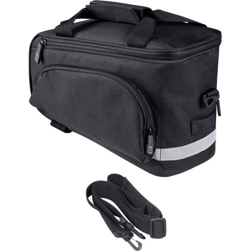 Bagāžnieka soma FORCE Slim Bud 9l, melna