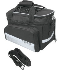 FORCE Large soma uz bagāžnieka, 20 l, melna