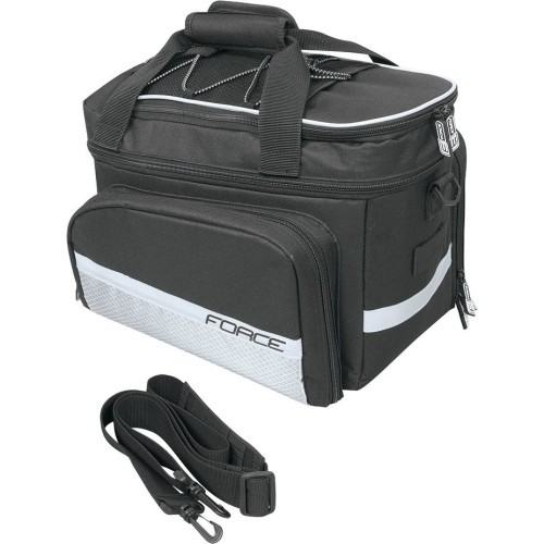 FORCE Large soma uz bagāžnieka, 20 l, melna