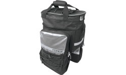 FORCE Large rear rack bag, 20 l, black