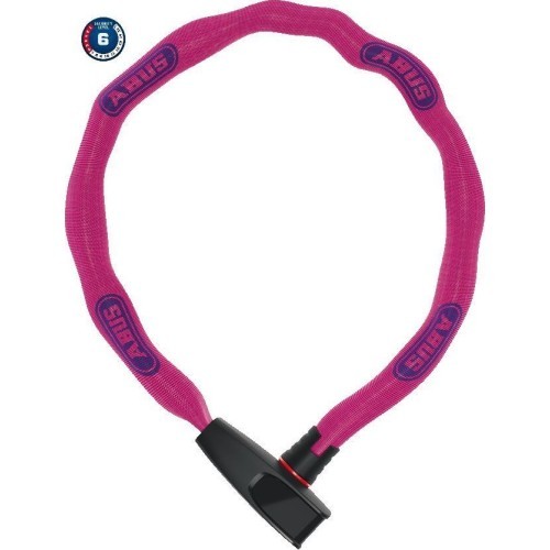 Abus 6806K/85 NEON pink Lock (square chain)