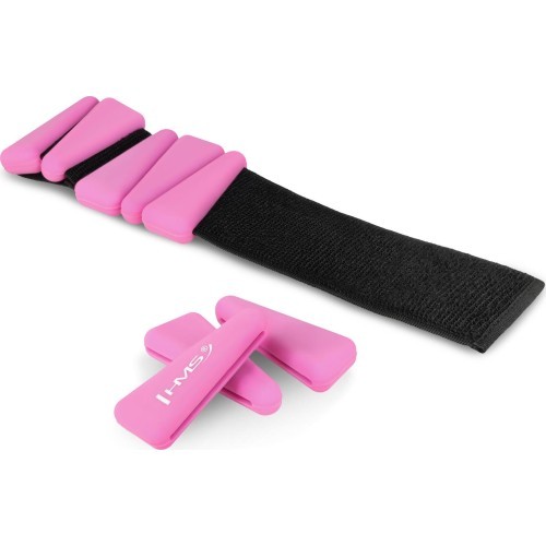 SNK01 PINK SILICONE EXERCISE WEIGHTS FOR ANKLE AND WRIST HMS