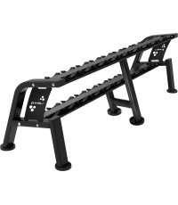 STR47 DOUBLE ROW DUMBBELL RACK 10 PAIRS COMMERCIAL HMS