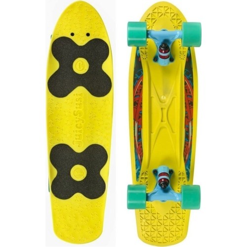 Choke Spicy Sabrina penny board yellow/blue